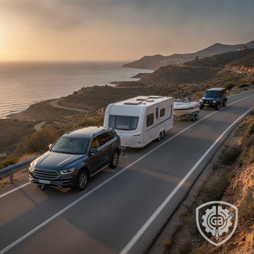 Homologación de enganches de remolque para caravanas o barcos